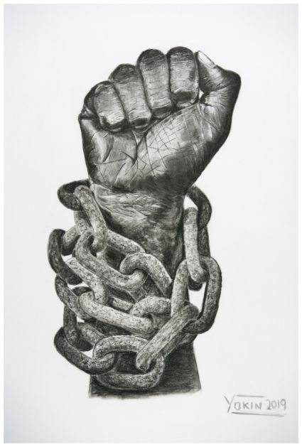 FREEDOM - Charcoal by Yokin. 
