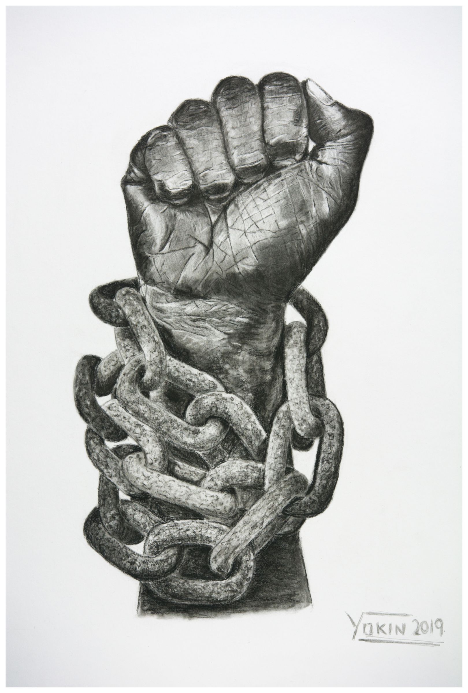 FREEDOM - Charcoal by Yokin. 