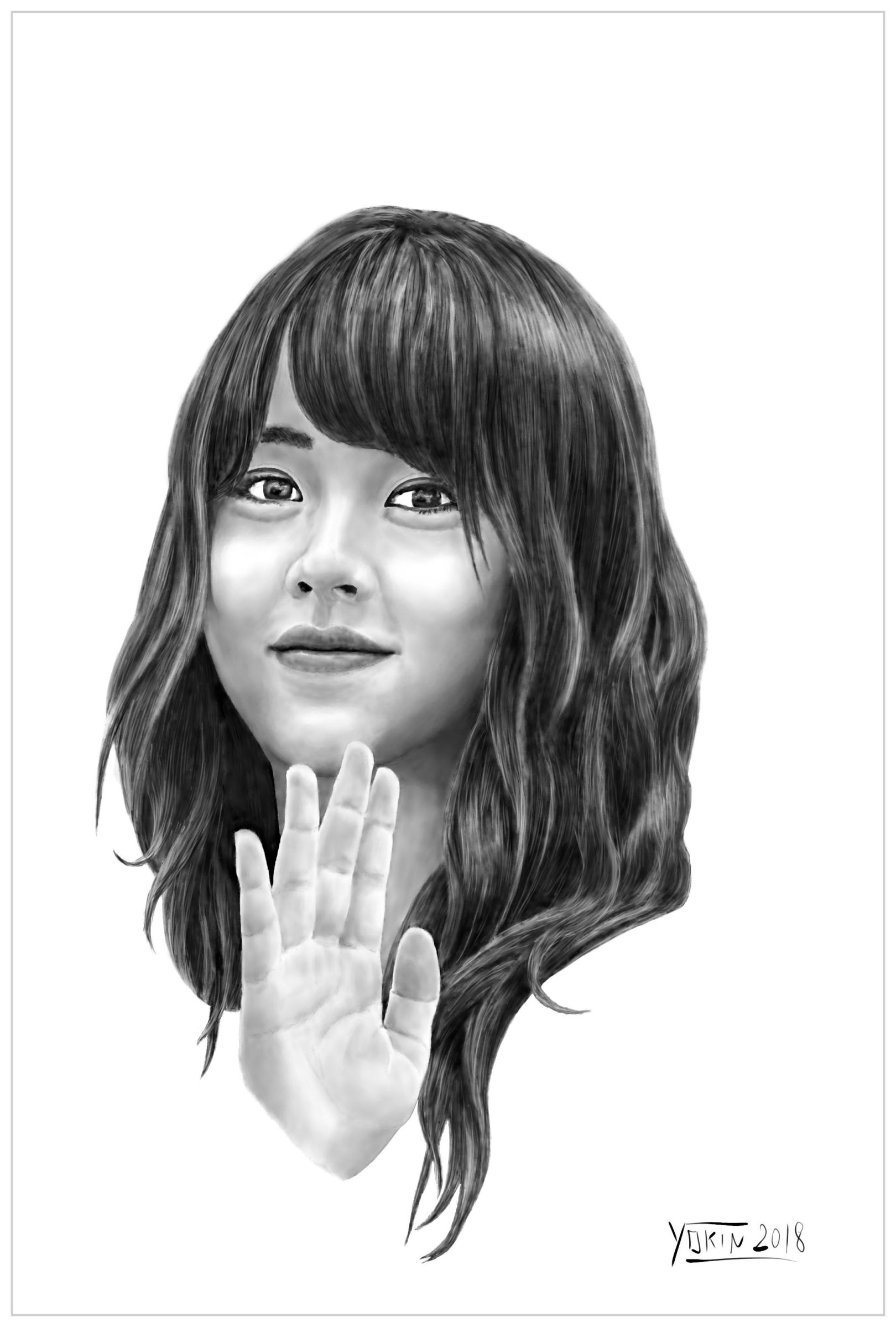 SIMPLICITY - Drawing by Yokin.
