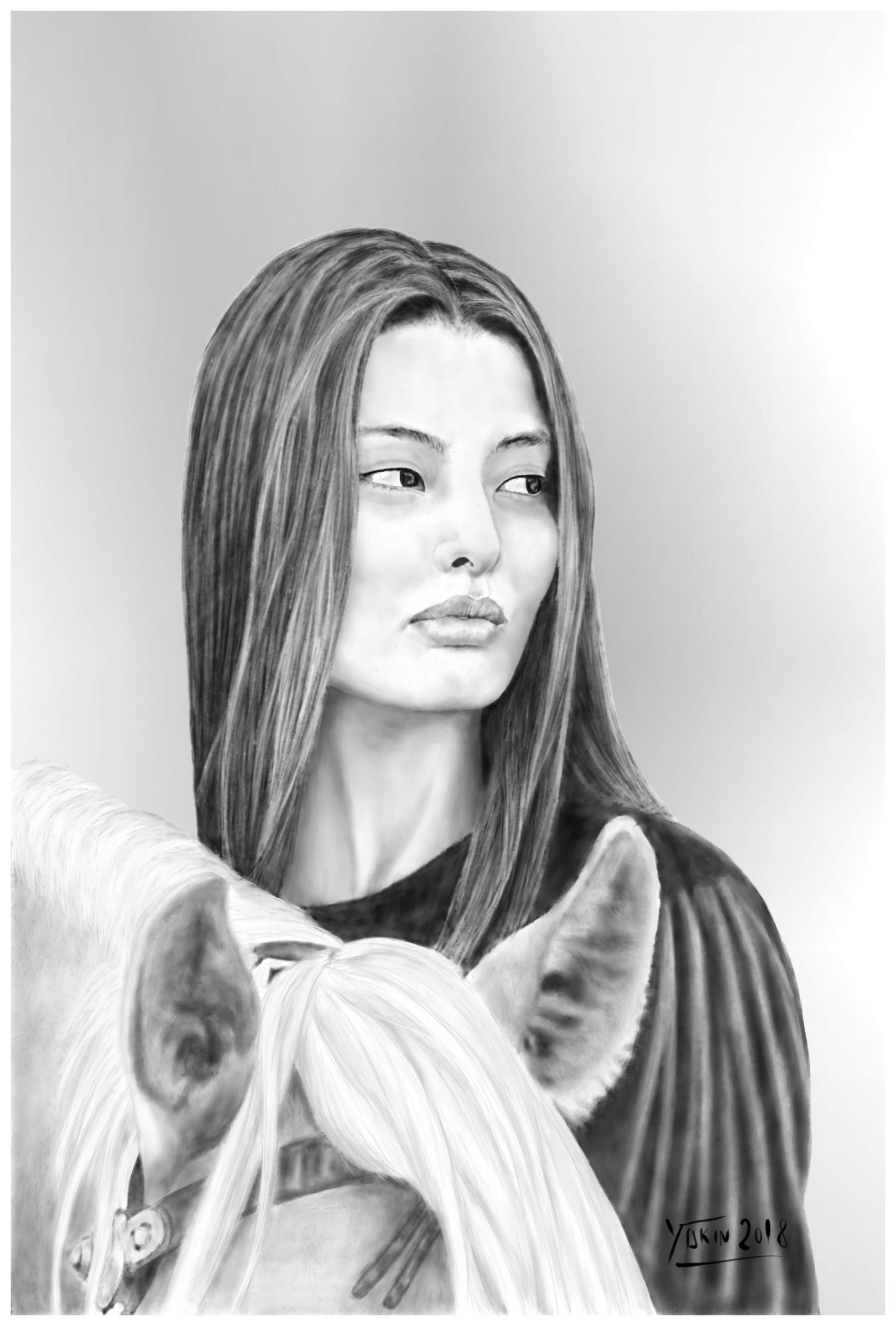 INDIAN - Drawing by Yokin.