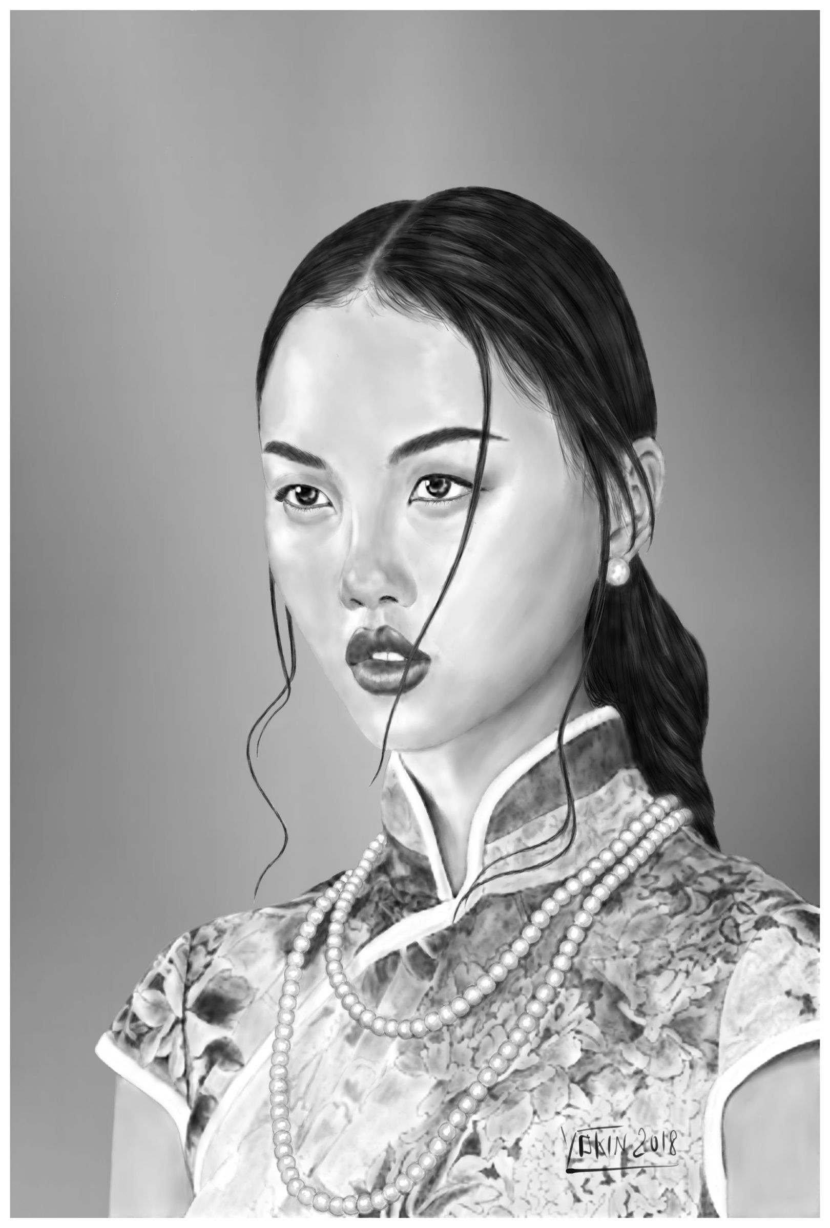CHINATOWN - Drawing by Yokin.
