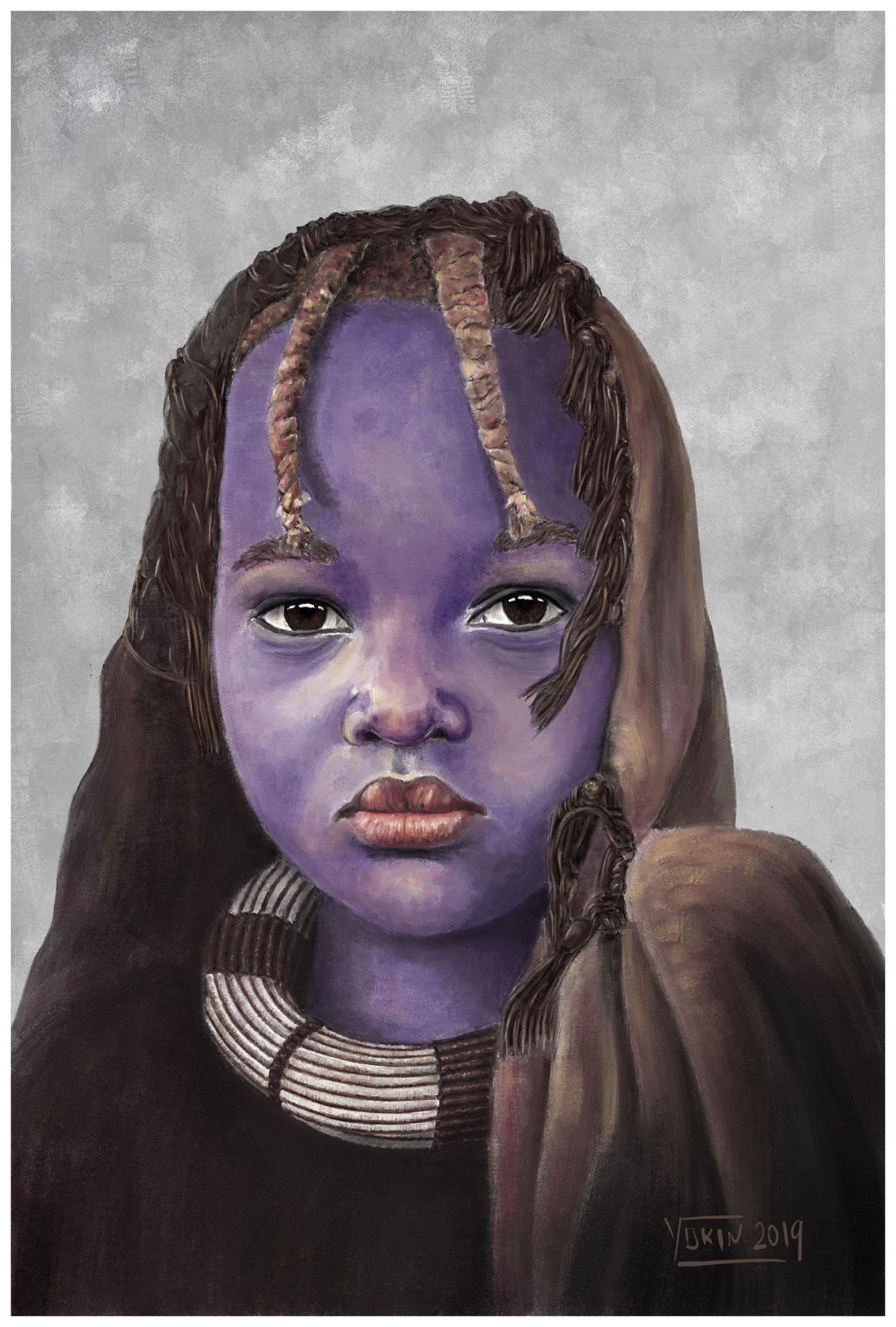HIMBA - Painting by Yokin.