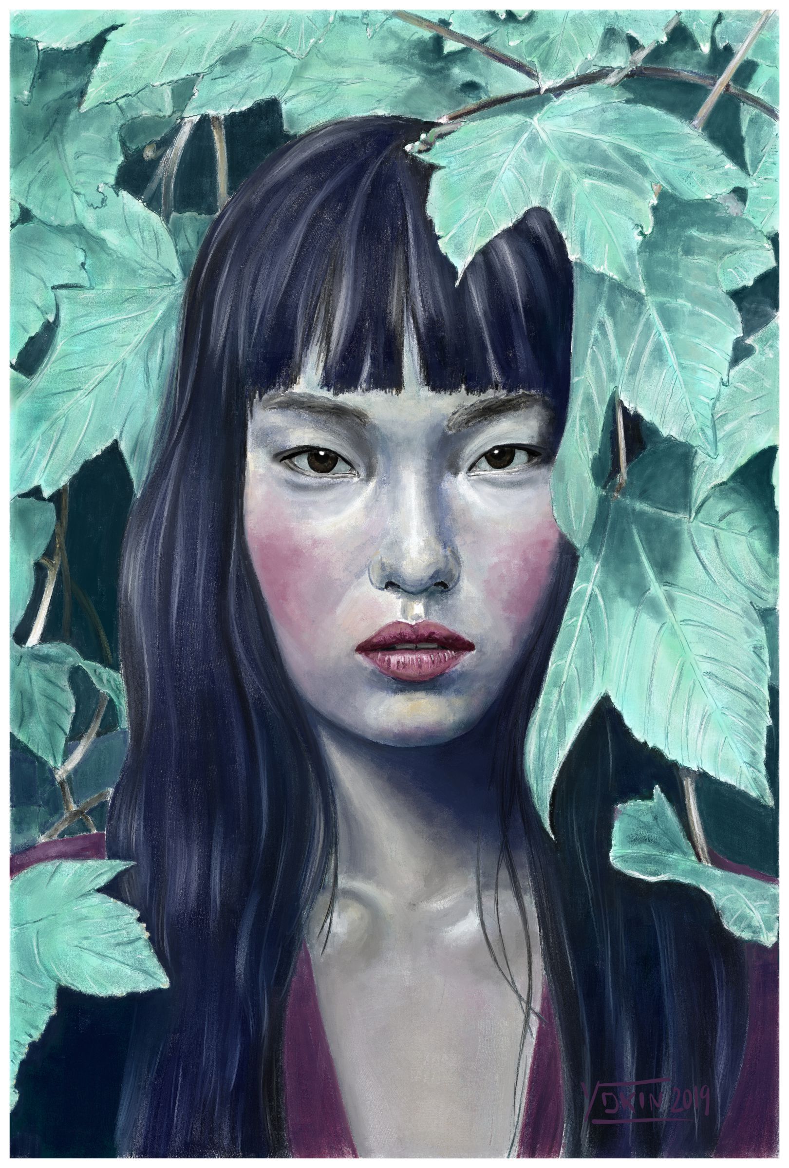 INARI - Painting by Yokin.