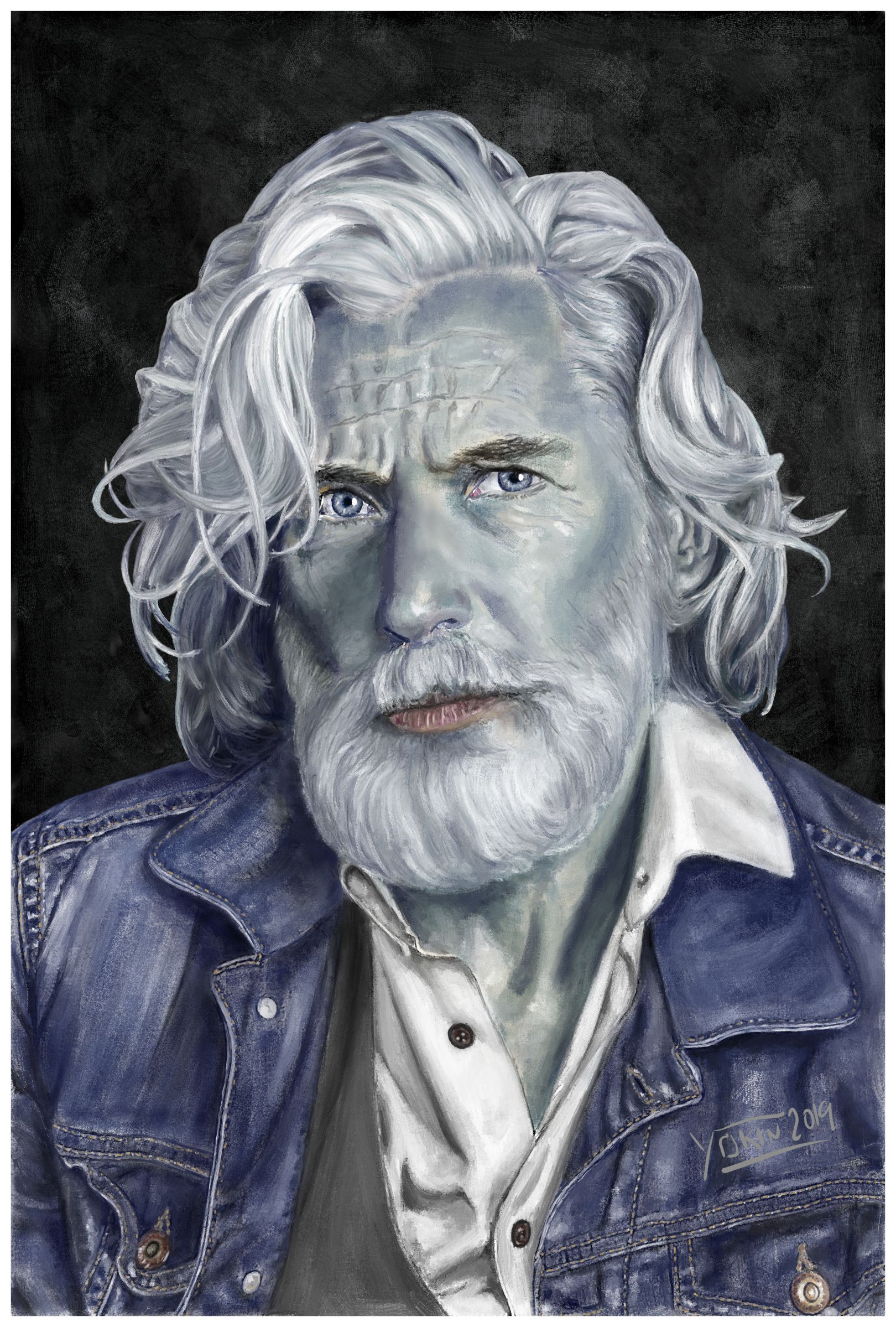 CHRIS - Painting by Yokin.