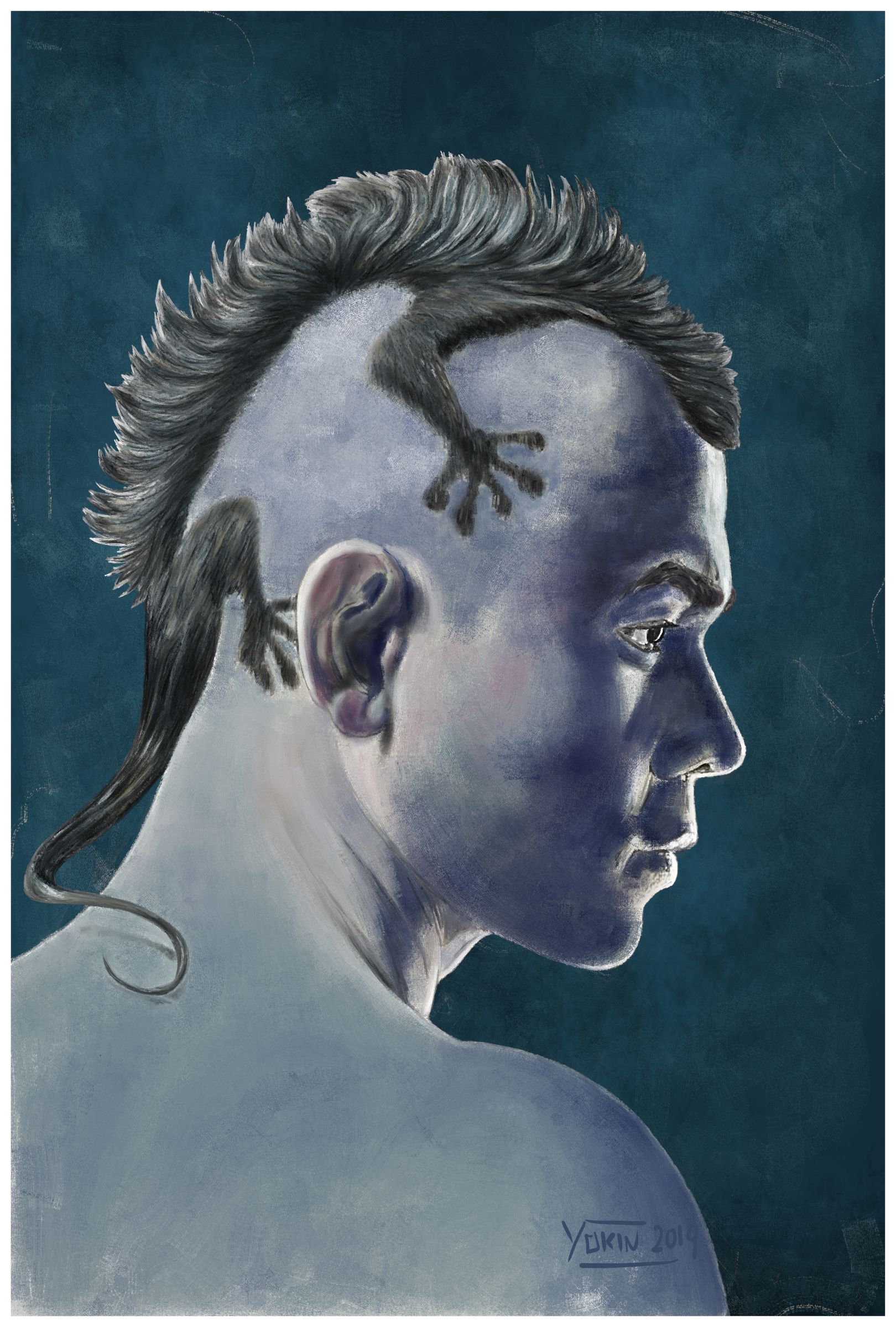 NEWT - Painting by Yokin.