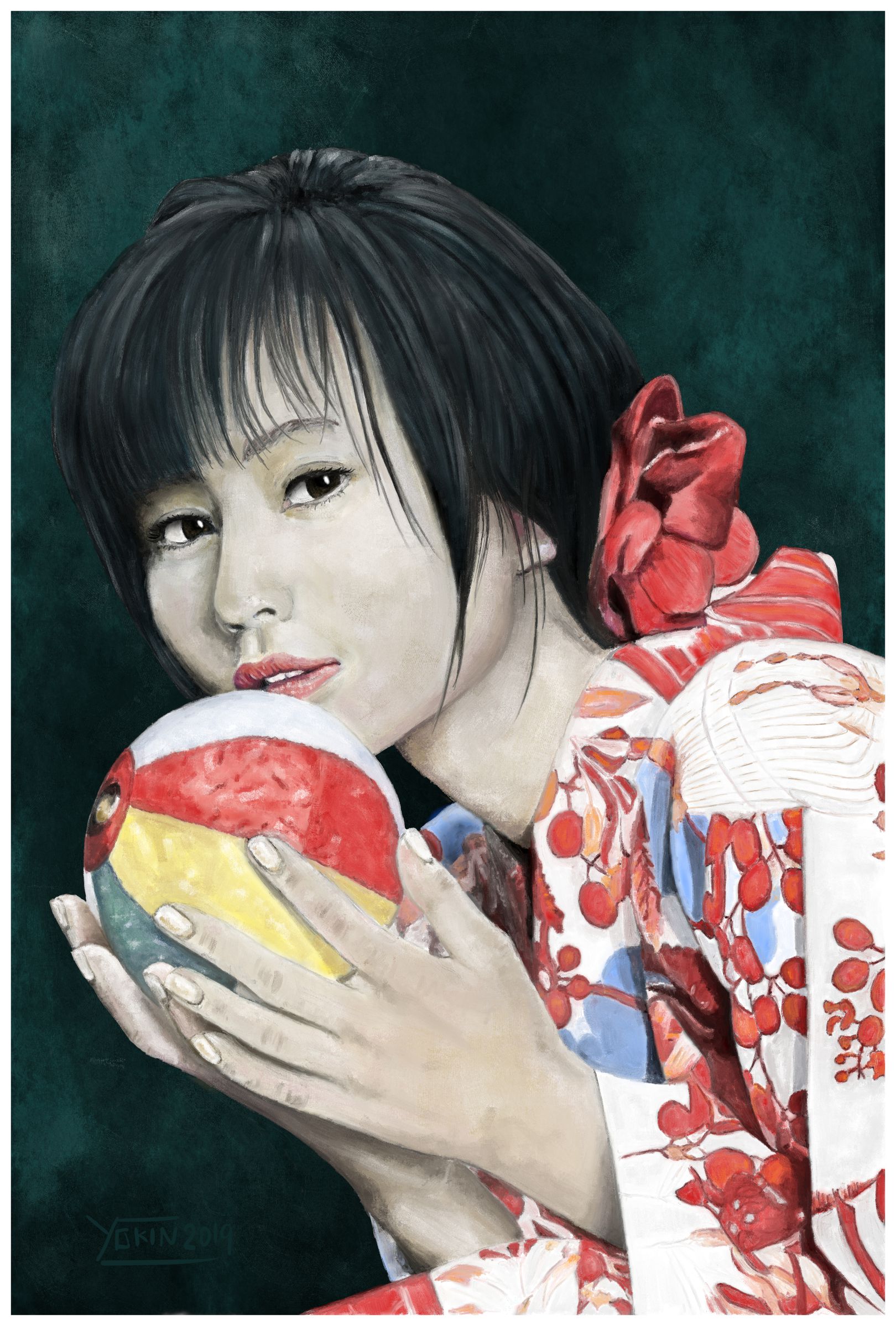 SAKURA - Painting by Yokin.