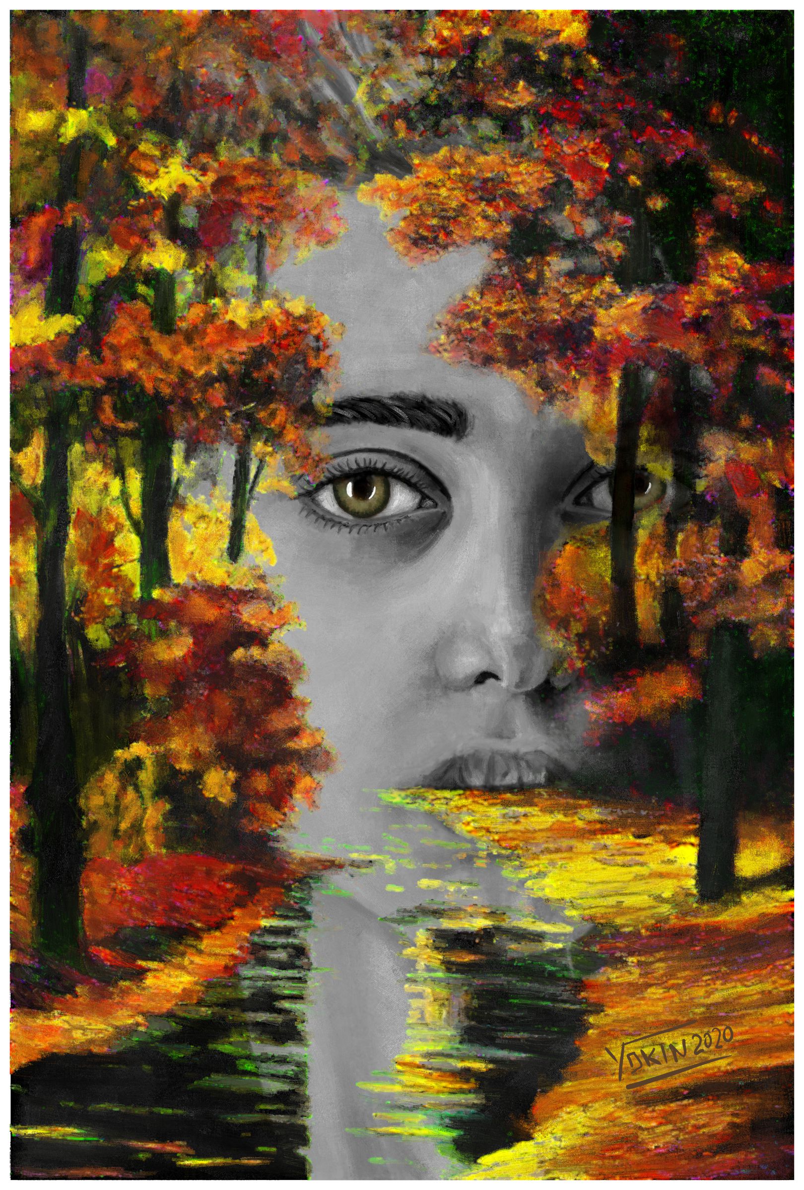 MY PATH - Painting by Yokin.